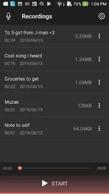 Voice Recorder & Audio Editor android App screenshot 7